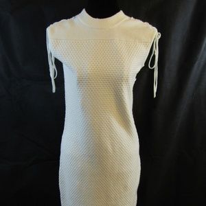 NEW YORK & CO. Woman's Sleeveless White Knit Dress